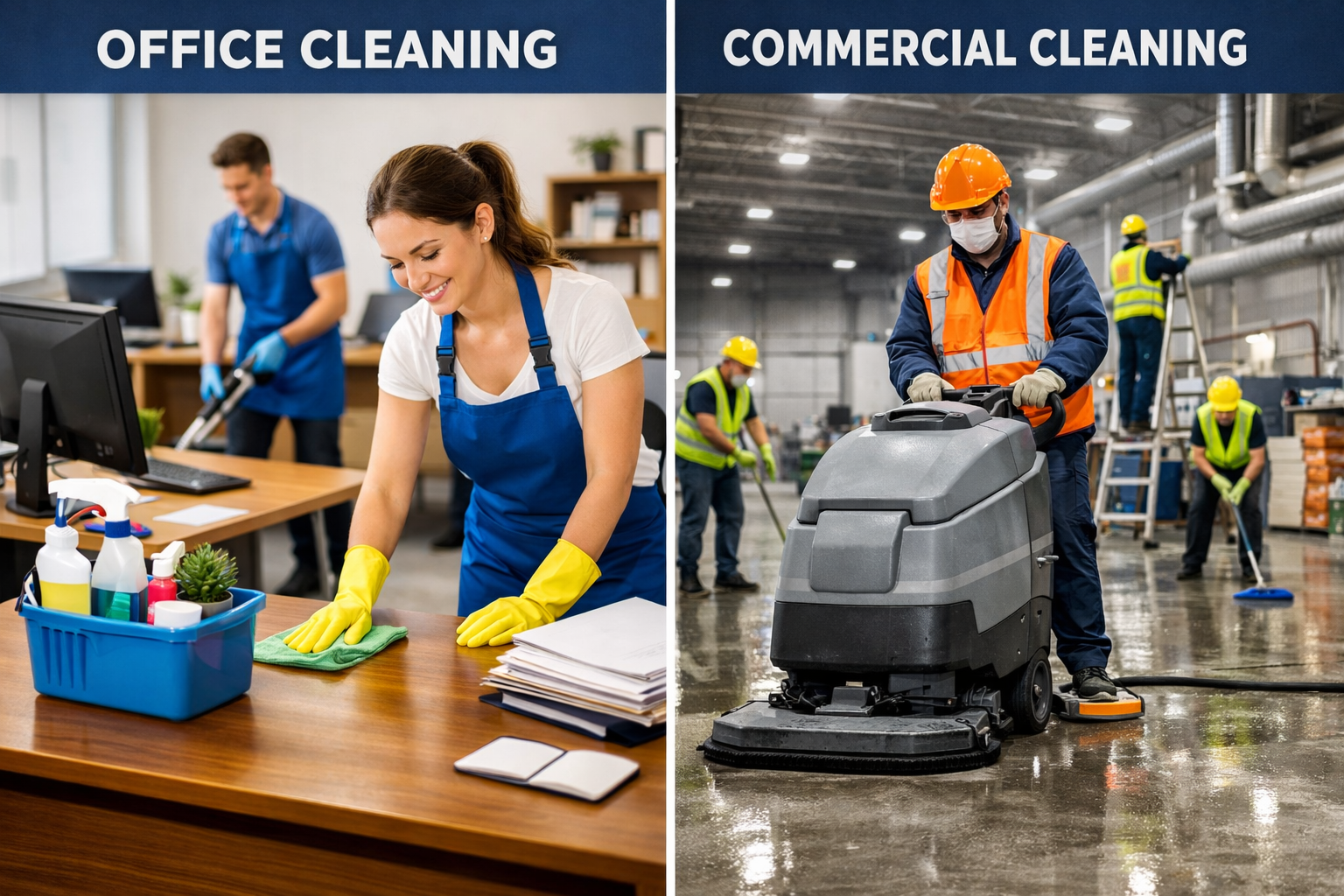 Commercial Cleaning vs Janitorial Services: Which Do You Need?