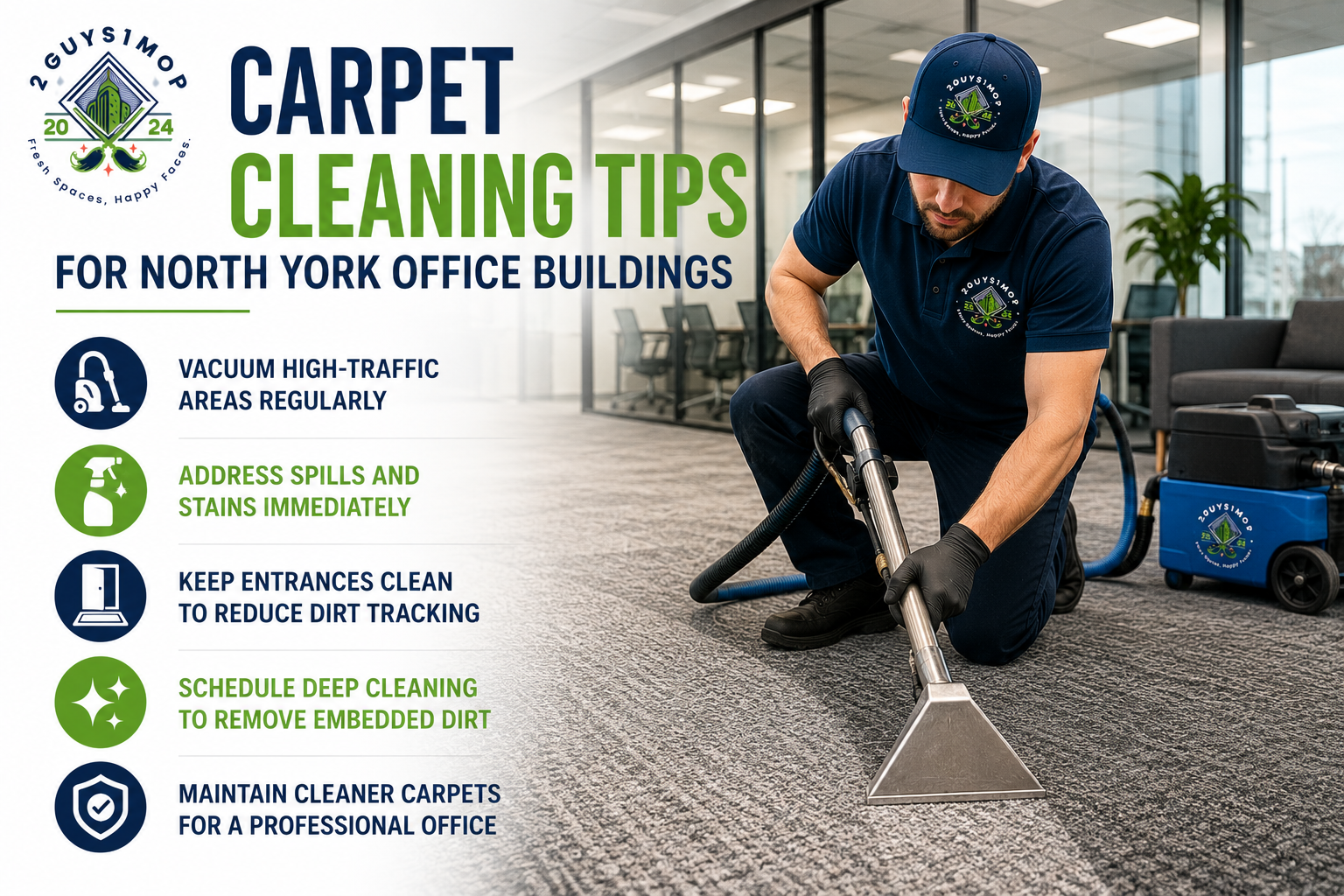 Carpet Cleaning Tips for North York Office Buildings