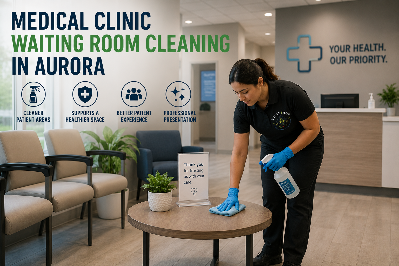 Medical Clinic Waiting Room Cleaning in Aurora
