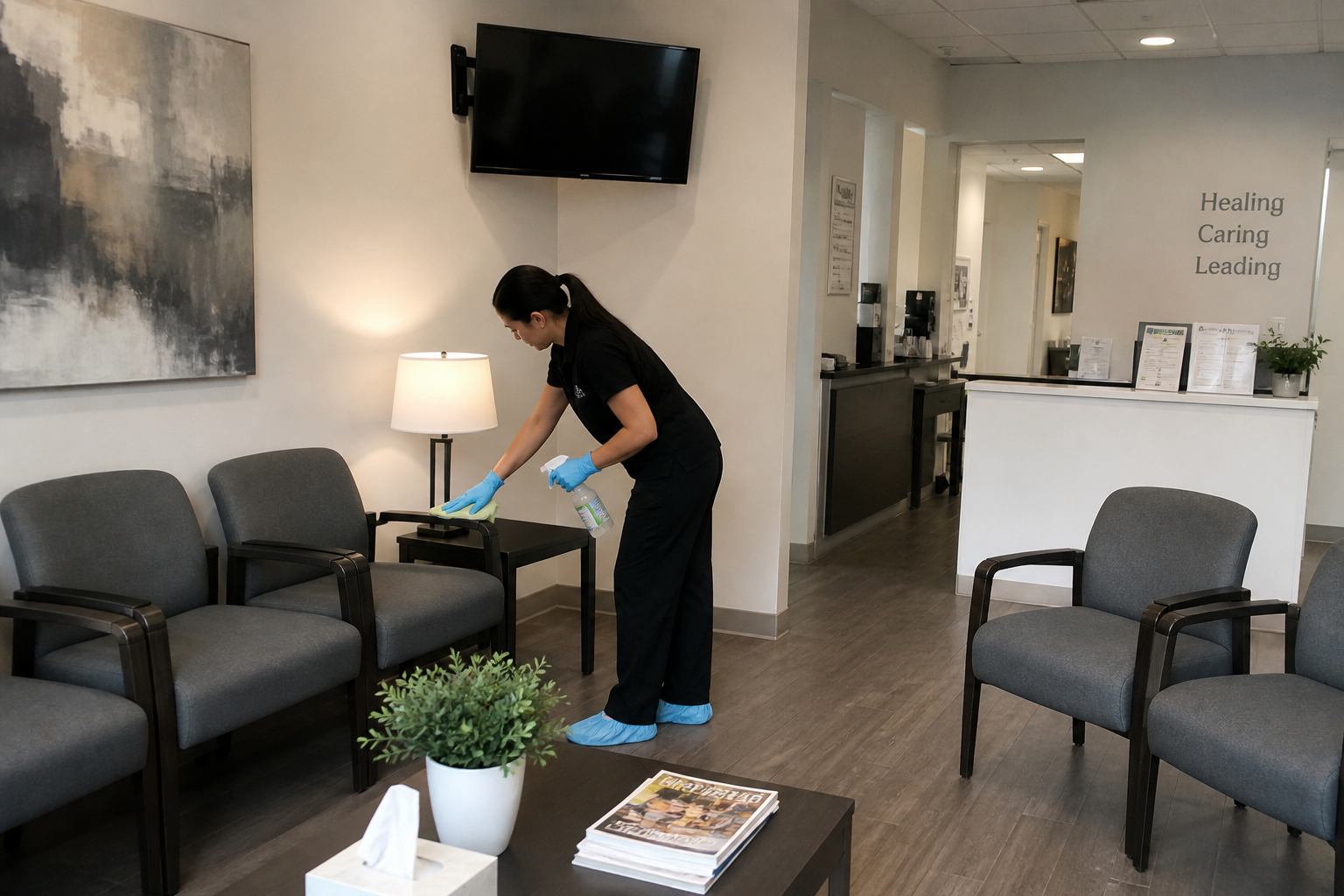 Medical Clinic Waiting Room Cleaning in North York