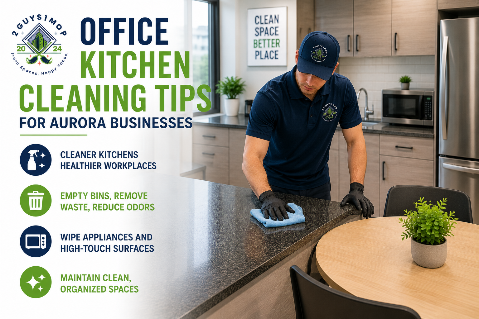 Office Kitchen Cleaning Tips for Aurora Businesses