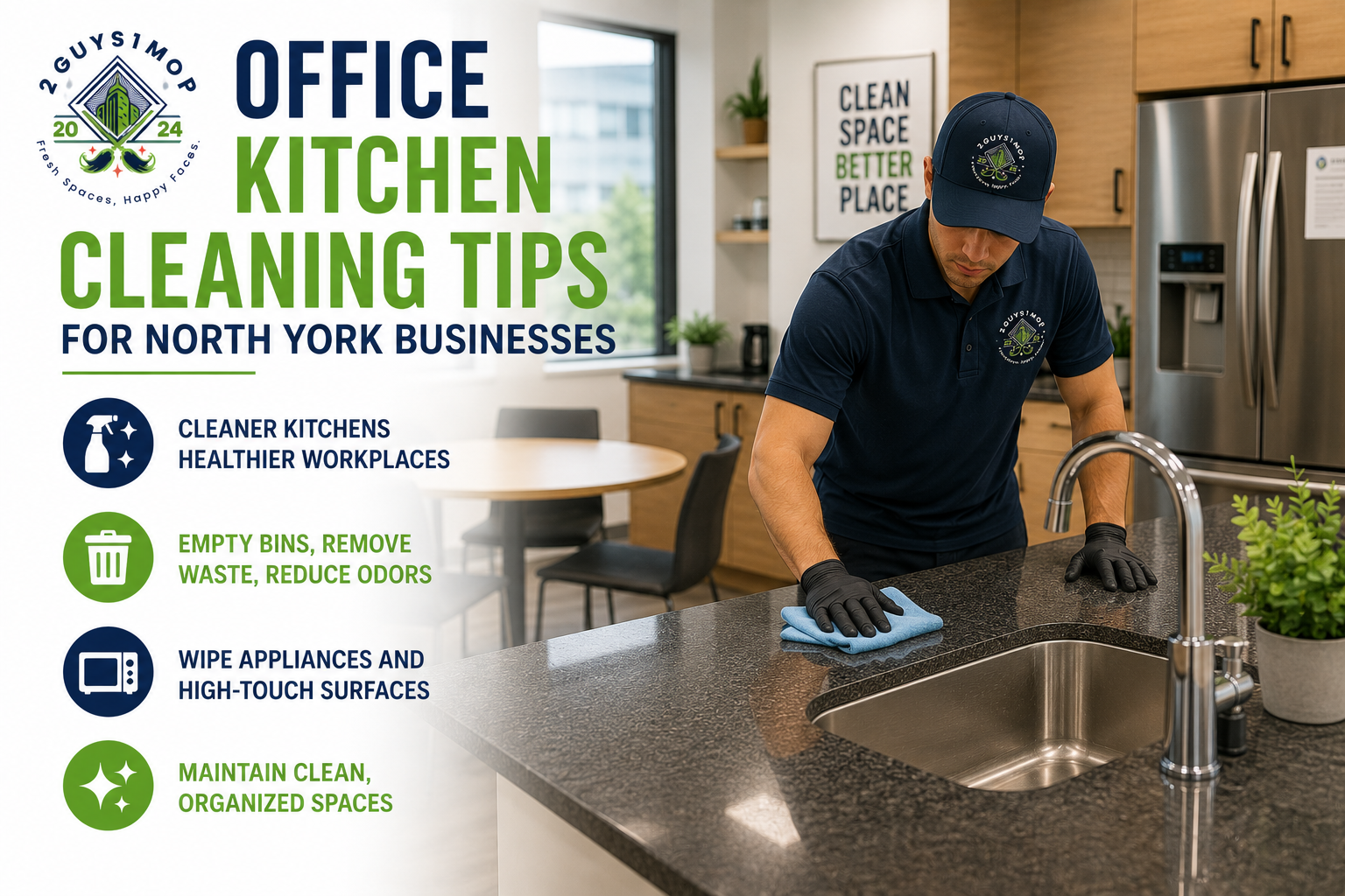 Office Kitchen Cleaning Tips for North York Businesses