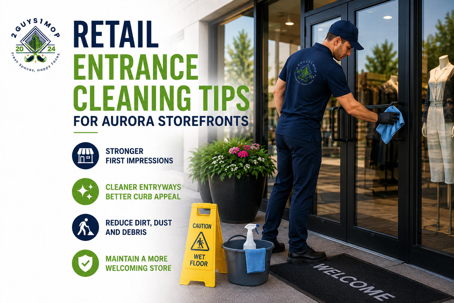 Retail Entrance Cleaning Tips for Aurora Storefronts